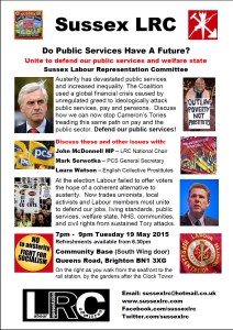 Download and display the poster for our PCS fringe on Tuesday 19 May