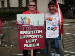 Simeon with LRC flag