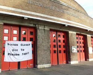Heston Station closed due to pension theft