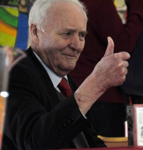 Tony Benn at Brighton Fringe 2012; (c) Morten Watkins