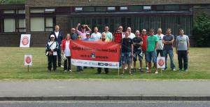 Hastings picket joined by Labour and Trades Council members