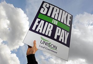 Strike for fair pay