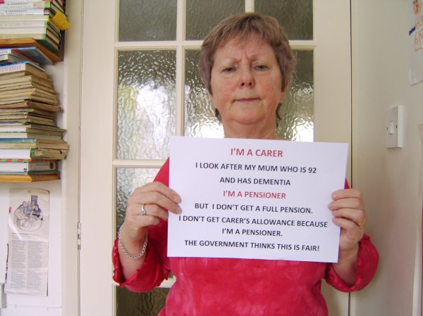 Carers protest