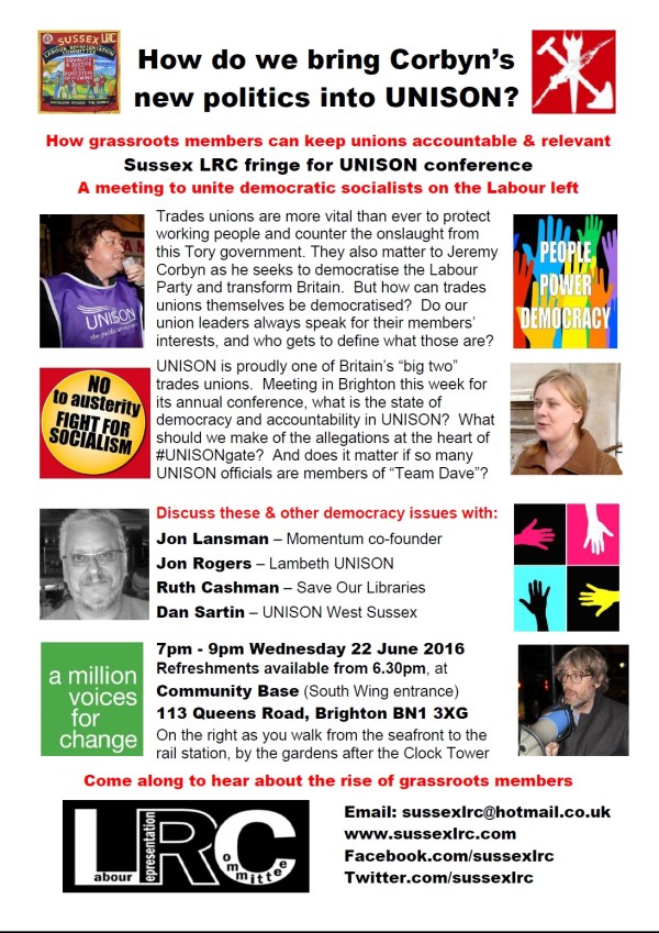 22.06.16 UNISON fringe